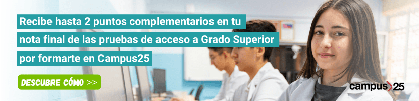 Banner blog Recibe hasta dos puntos complementarios por formarte en Campus 25