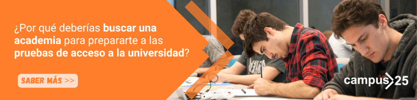 Banner blog prepararse para pruebas de acceso a la universidad en una academia