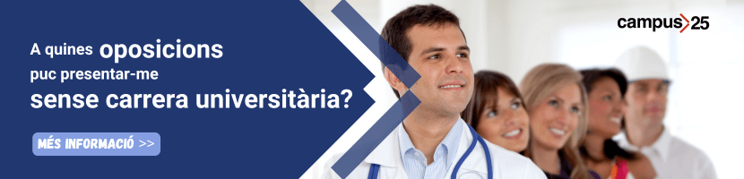Banner blog A quines oposicions puc presentar-me sense carrera universitària?