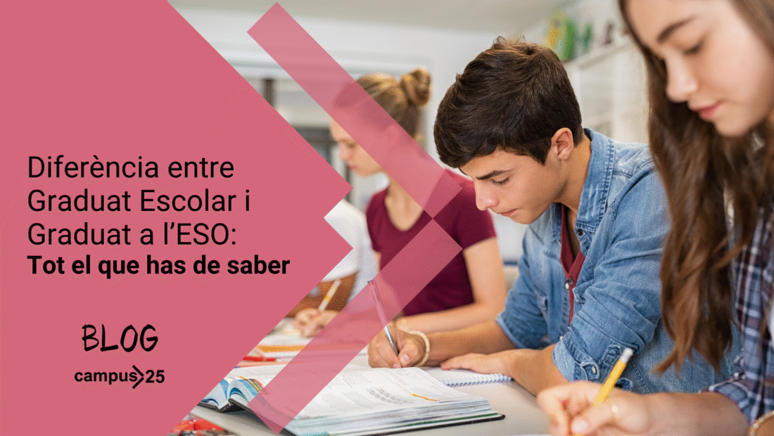 Banner blog Diferència entre Graduat Escolar i Graduat a l’ESO