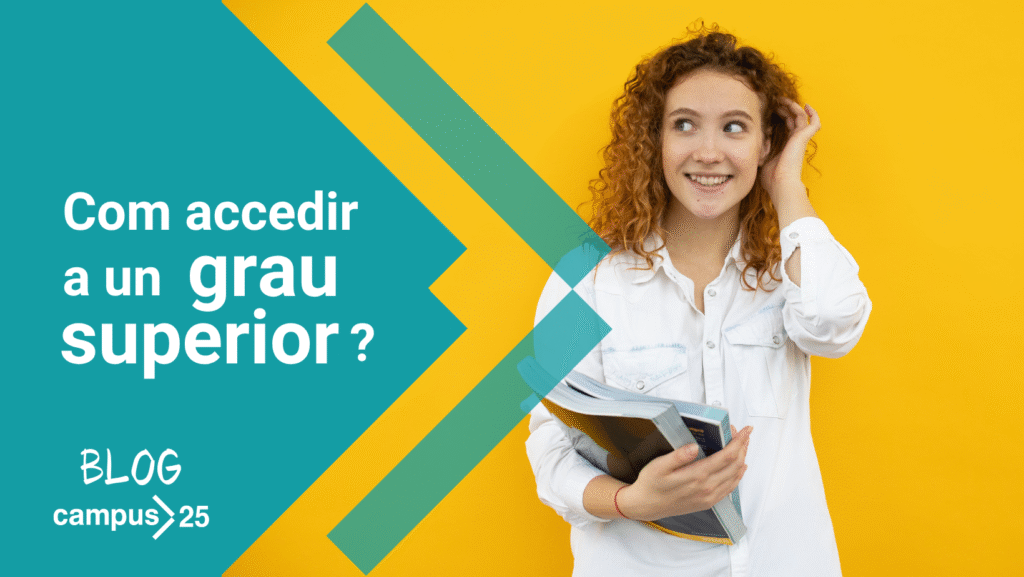 estudiante pensando si acceder a un grado superior